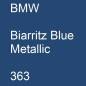 Preview: BMW, Biarritz Blue Metallic, 363.